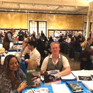 Staff from Heiskell Library at a conference