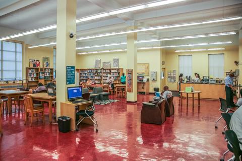 Interior view of Melrose