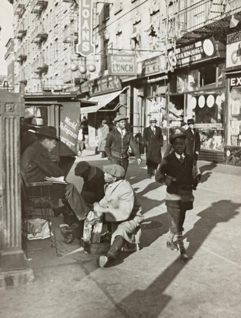 Shoe Shining in Harlem