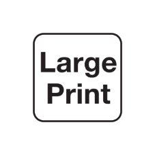 Large print label logo